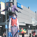 Stilt Walkers at Entertaining Events, Adelaide